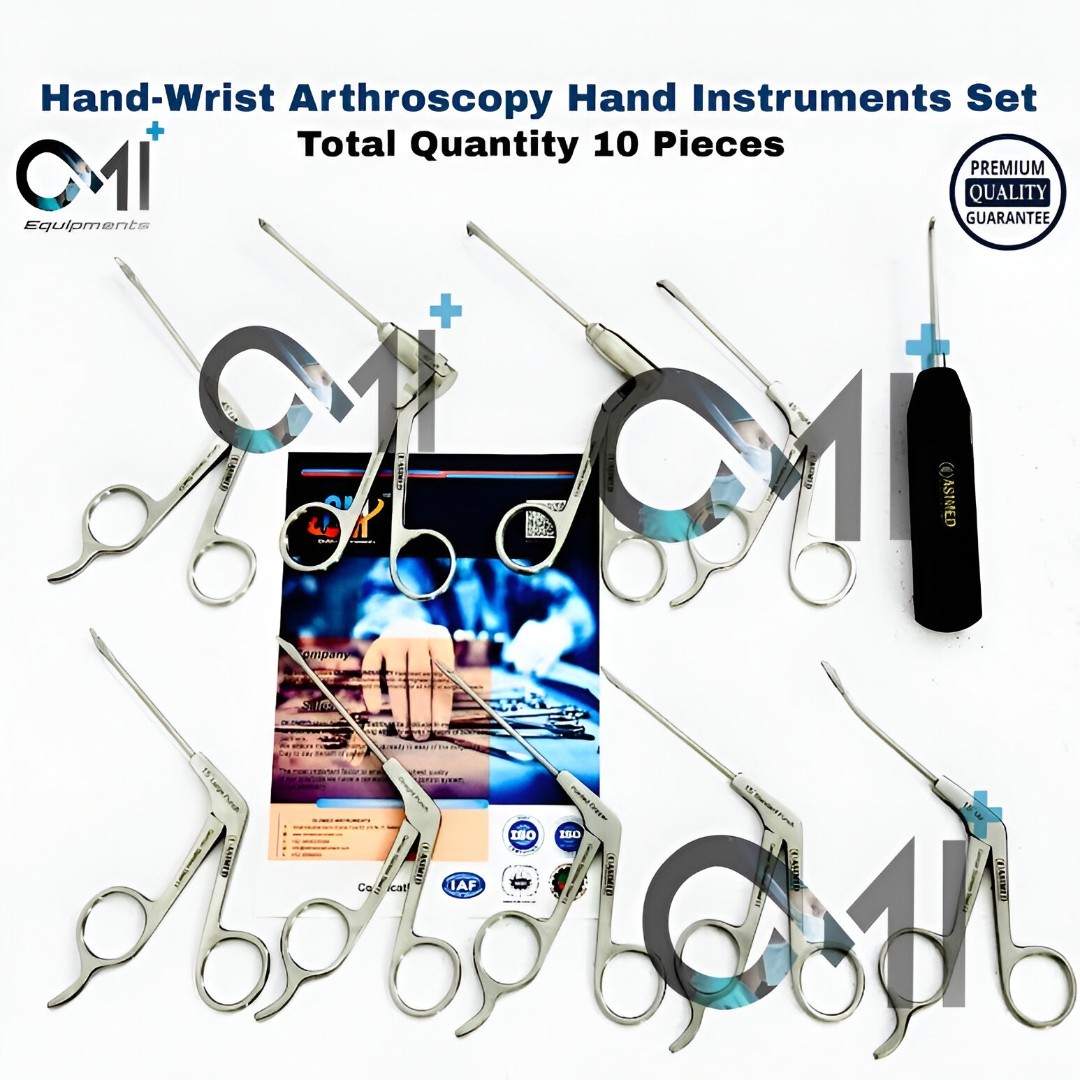 Hand-Wrist Arthroscopy Hand Instruments Set Small Joint, Arthroscopy Forceps Set
