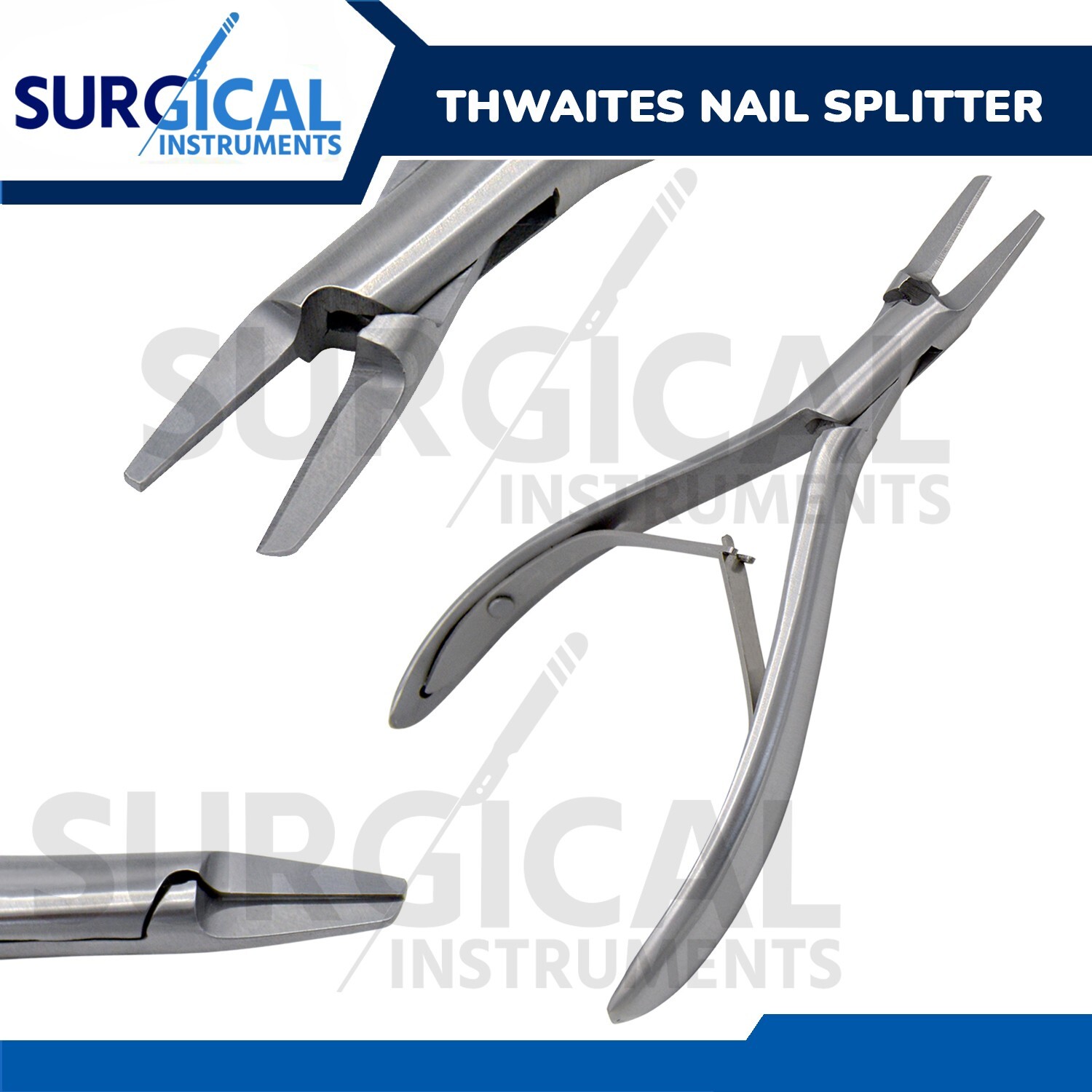 English Anvil Pattern Nail Splitter Dermatology Podiatry Surgical German Grade