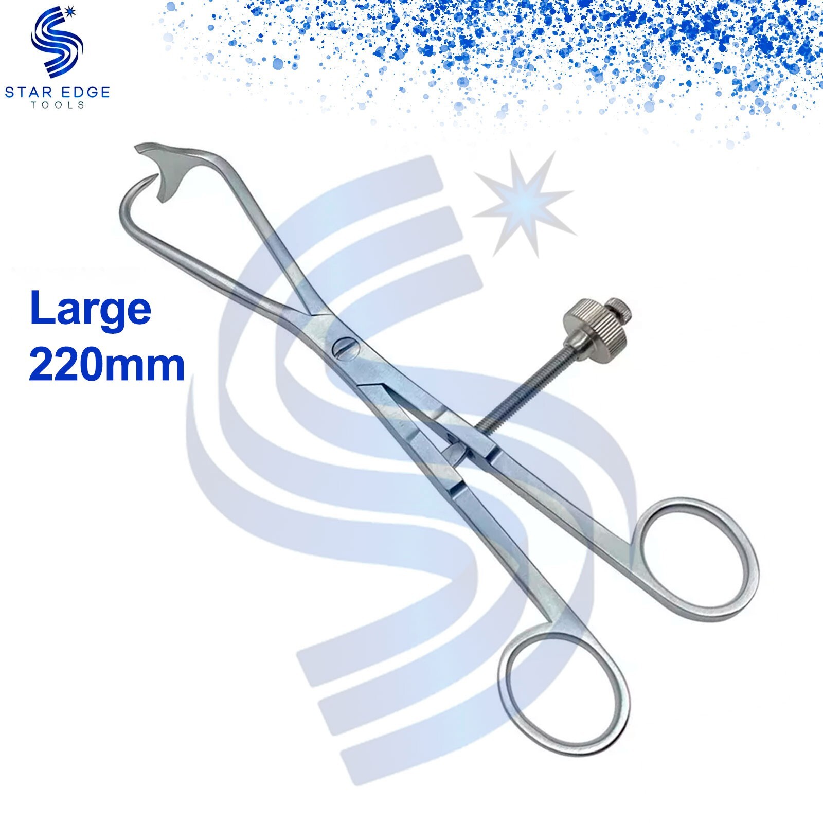 TPLO Reduction Retractor Forceps Bone Plate Reduction Surgical Ins. Set of 2 Pcs