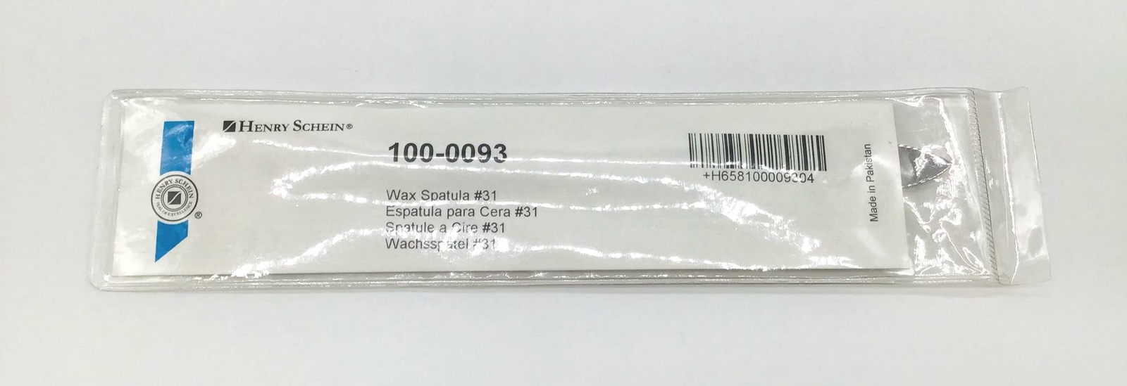 Henry Schein 100-0093 Wax Spatula #31 – NEW
