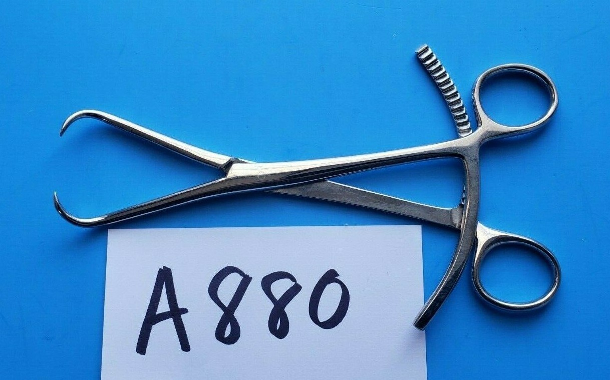 Surgical Orthopedic Bone Reduction Forceps 8″ with 2″ Long Ratchet