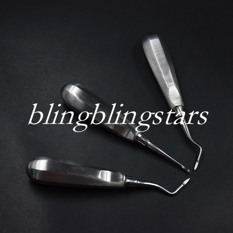 3 Pcs/Set Dental Apical Apex Root Tip Elevator Extraction Surgical Instruments