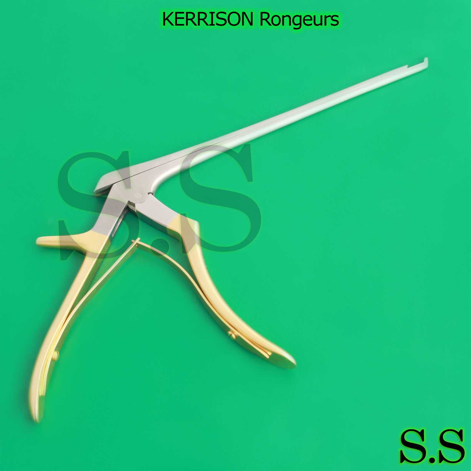 KERRISON Rongeurs Silver & Gold (1mm) Cervical Orthopedic Surgical