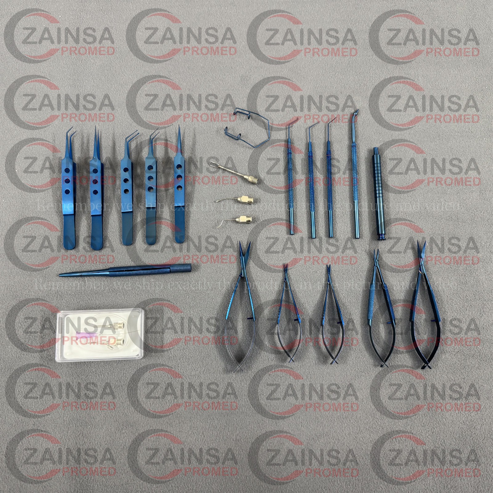 Cataract Surgical Complete Kit, Reusable German Cataract Eye Surgery Instruments