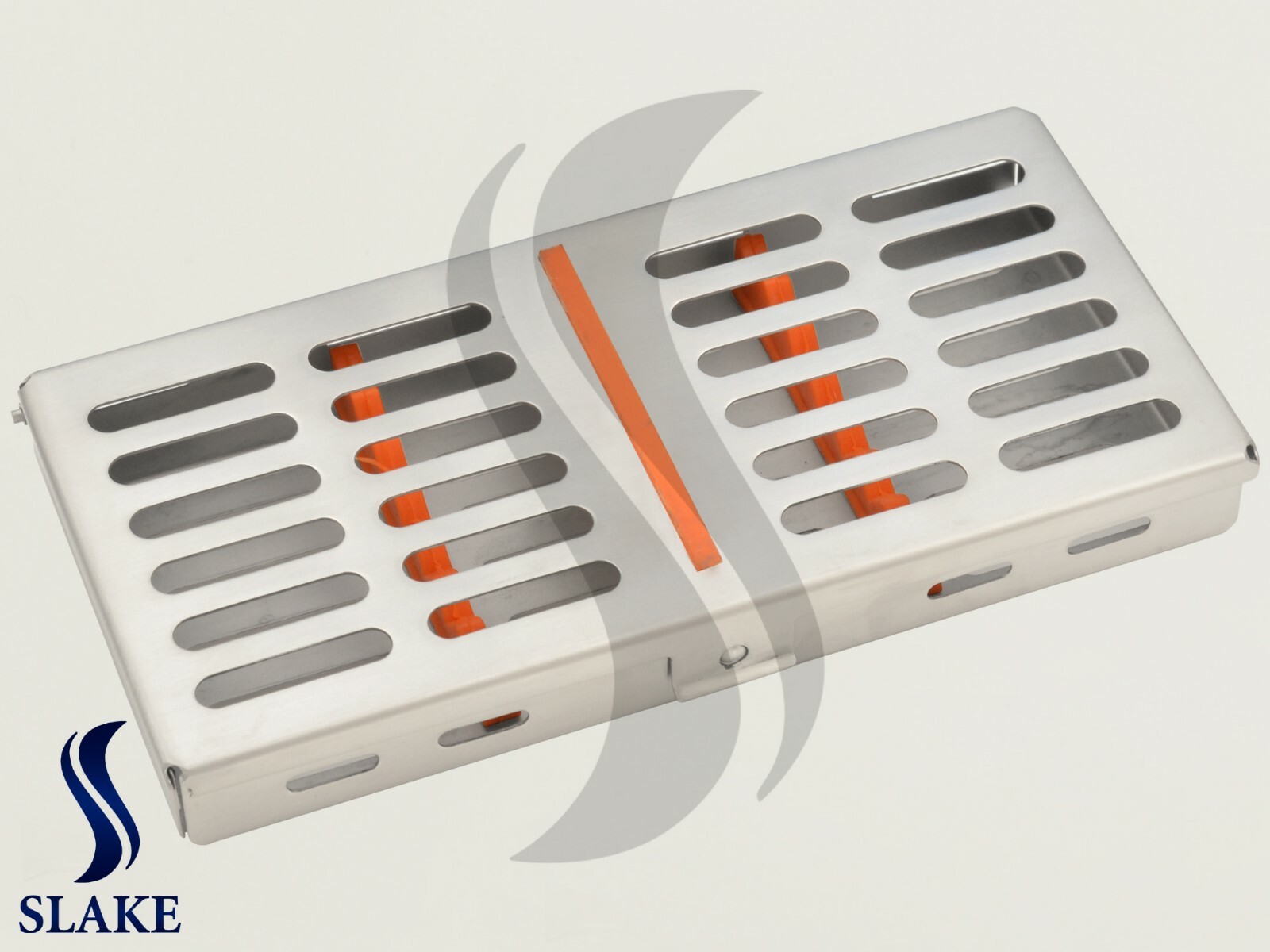 5 x Dental Sterilization Cassette Rack Tray Box For 7 Dental Surgical Instrument