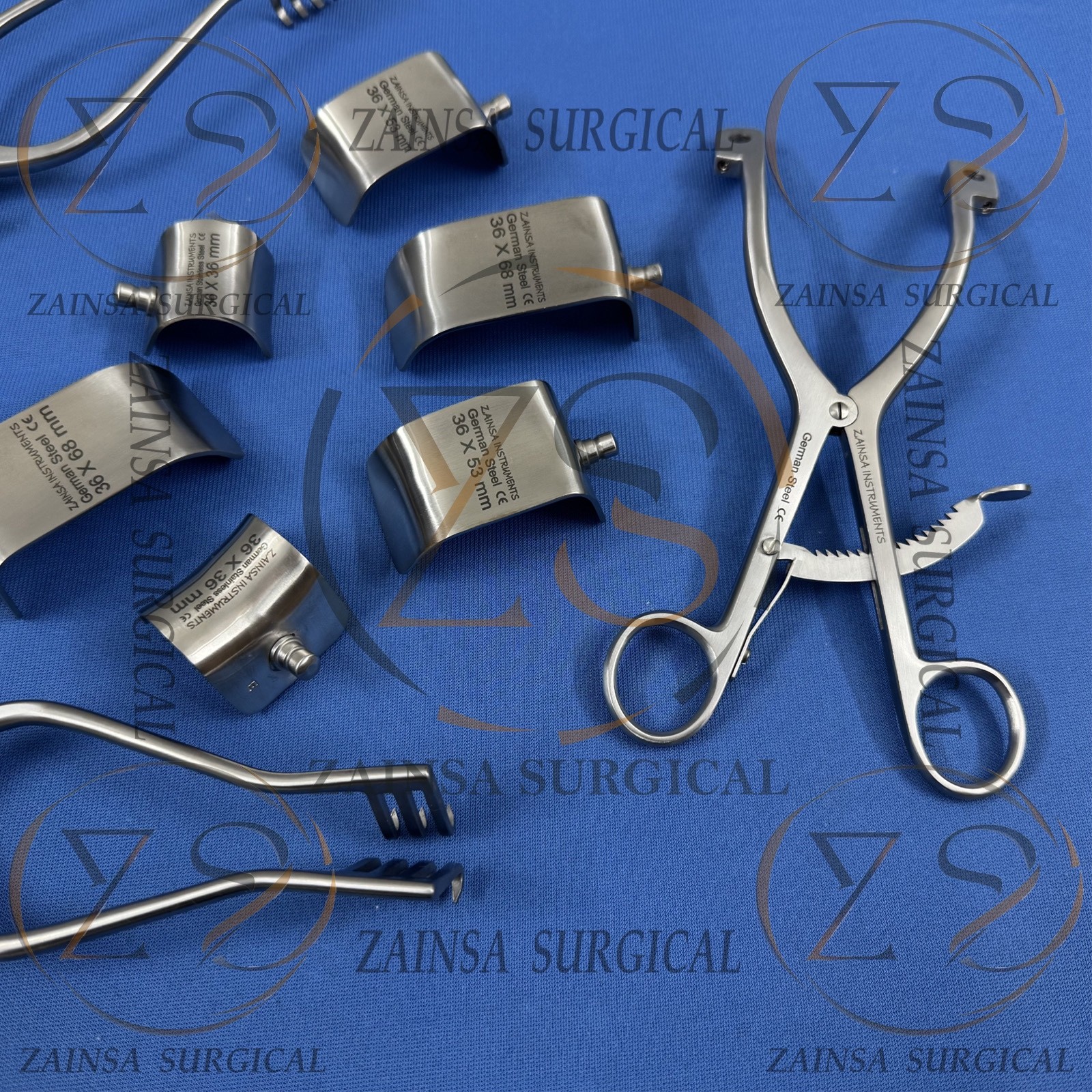 Shoulder, Hip Retractor Surgery Set German Set of 9 PCs Orthopedic Retractor Ins