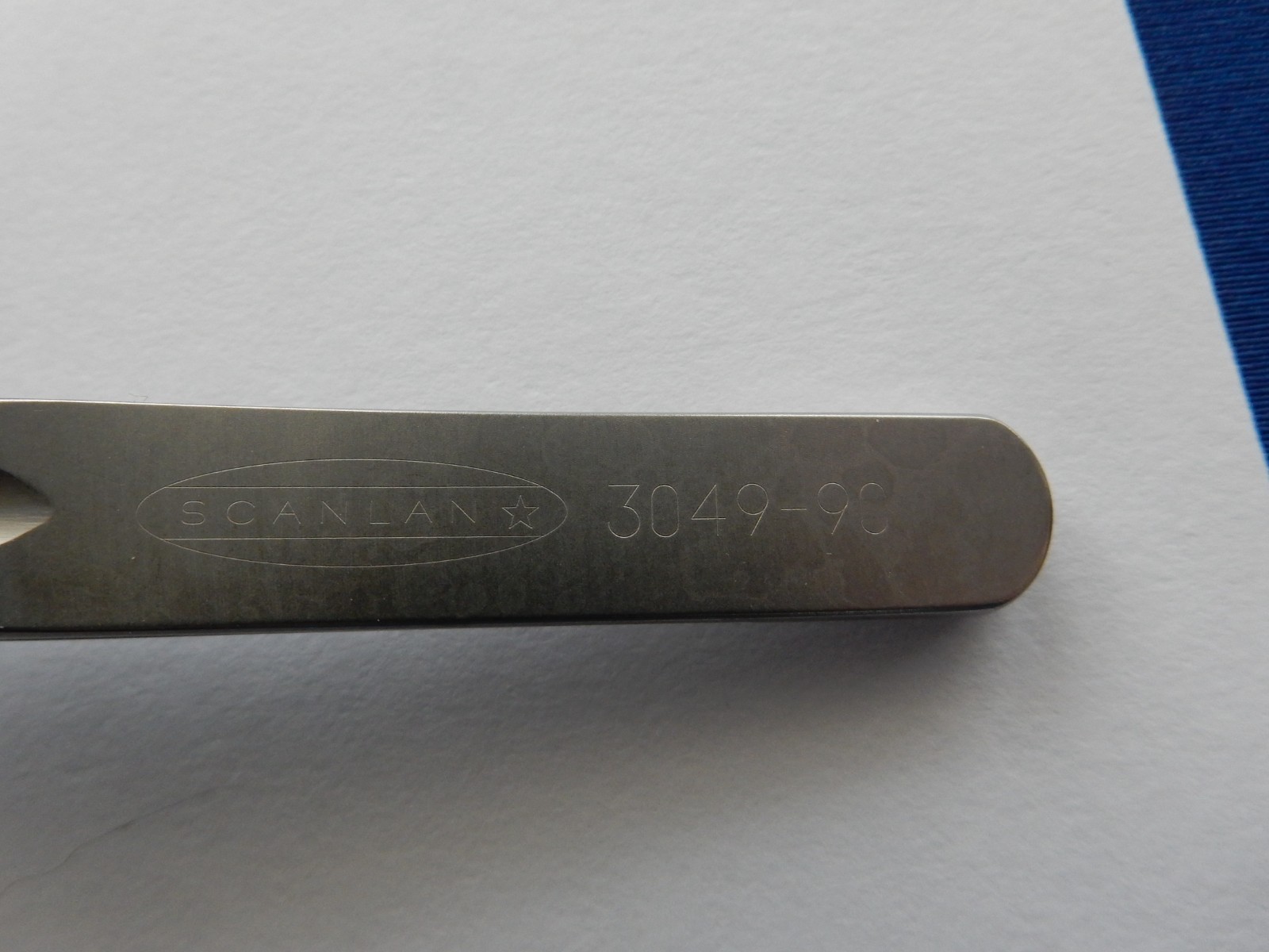 Scanlan 3049-90 Bayonet Style Concave Serrated Tips 22cm Overall Length