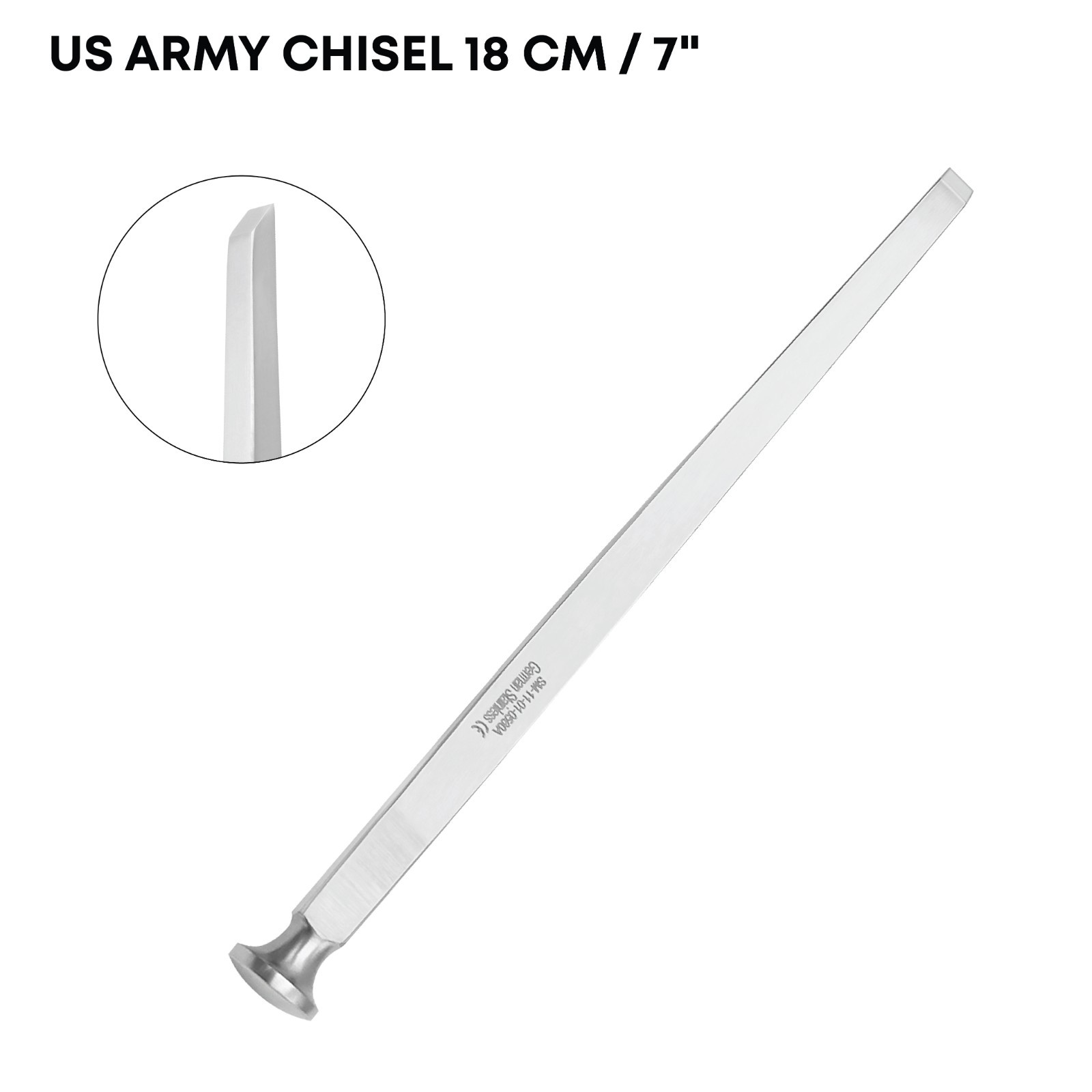 US Army Chisel Surgical Orthopedic Bone Chisel Stainless Steel Instrument