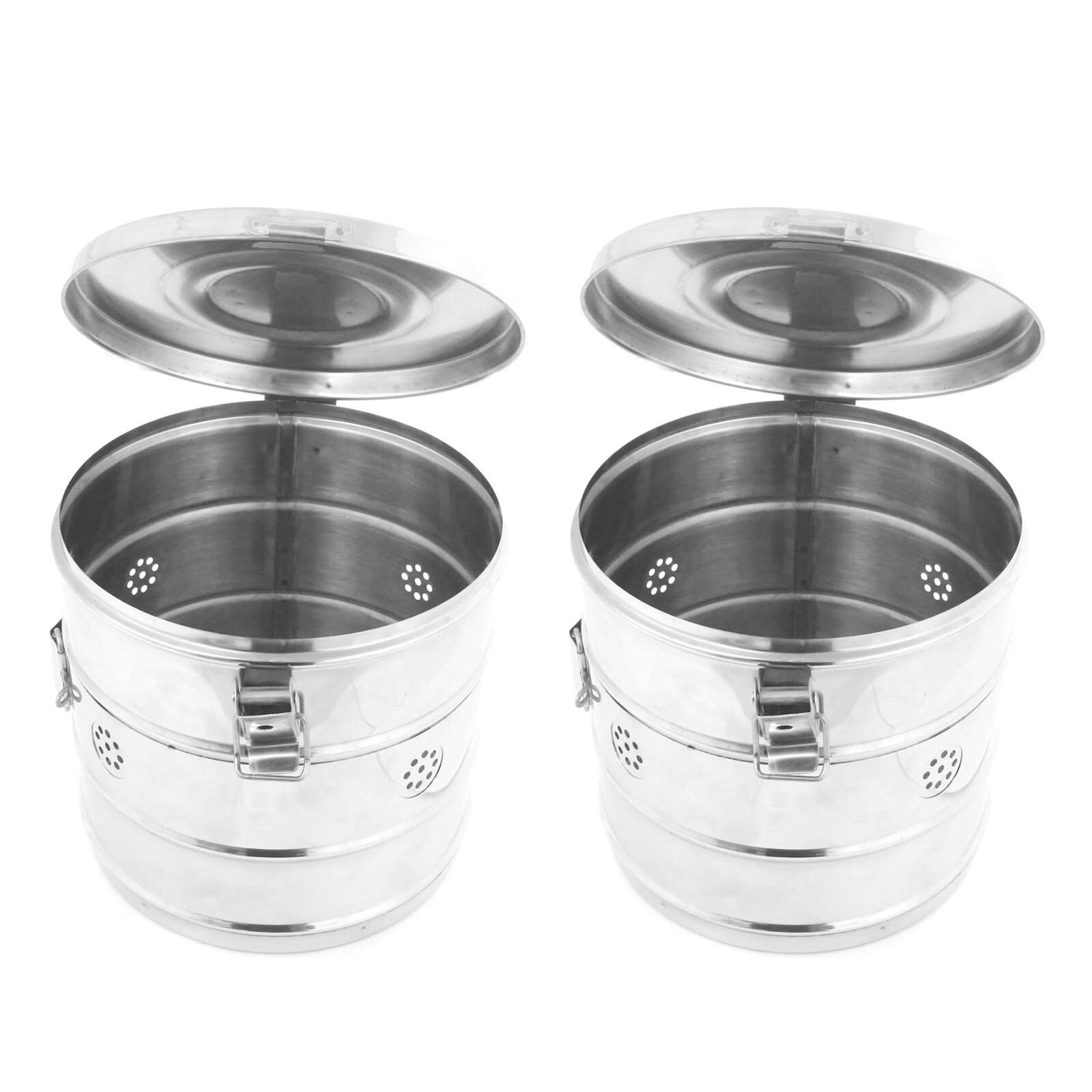 2 DRESSING DRUM 8″X8″ SURGICAL VETERINARY INSTRUMENTS