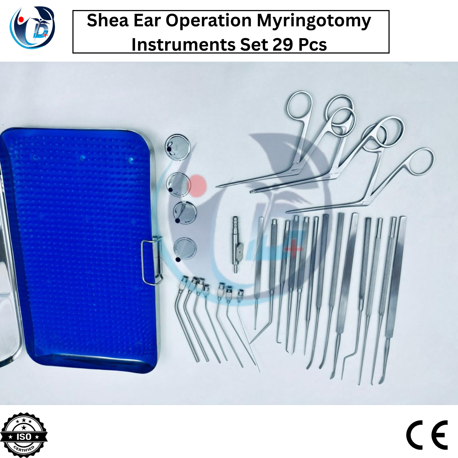 Shea Ear Operation Myringotomy Instruments Set 29 Pcs Myringoplasty Surgical ENT