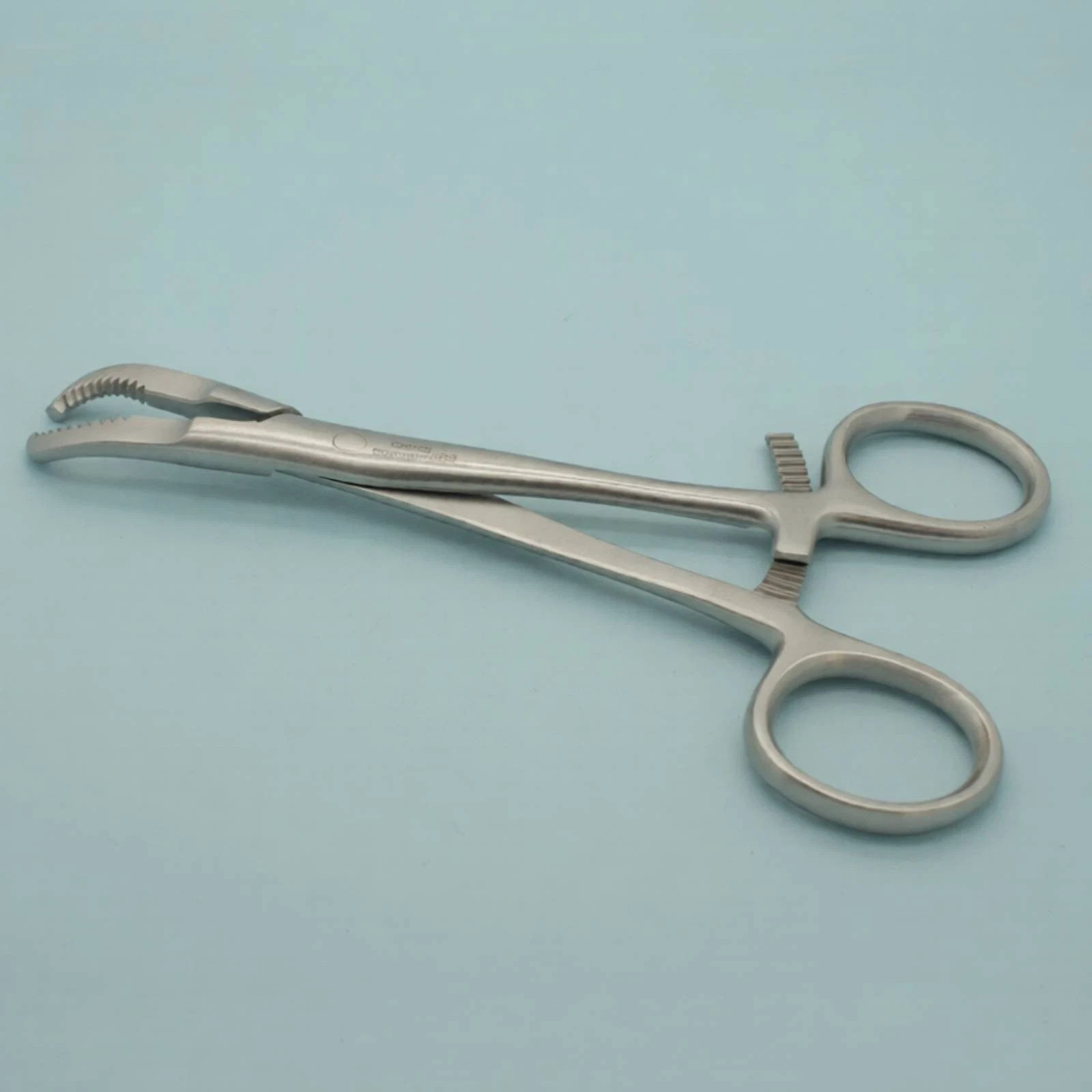Bone Holding Forceps Set 2 Pcs Curved Serrated 5.5″ Orthopedic Surgical Instrume