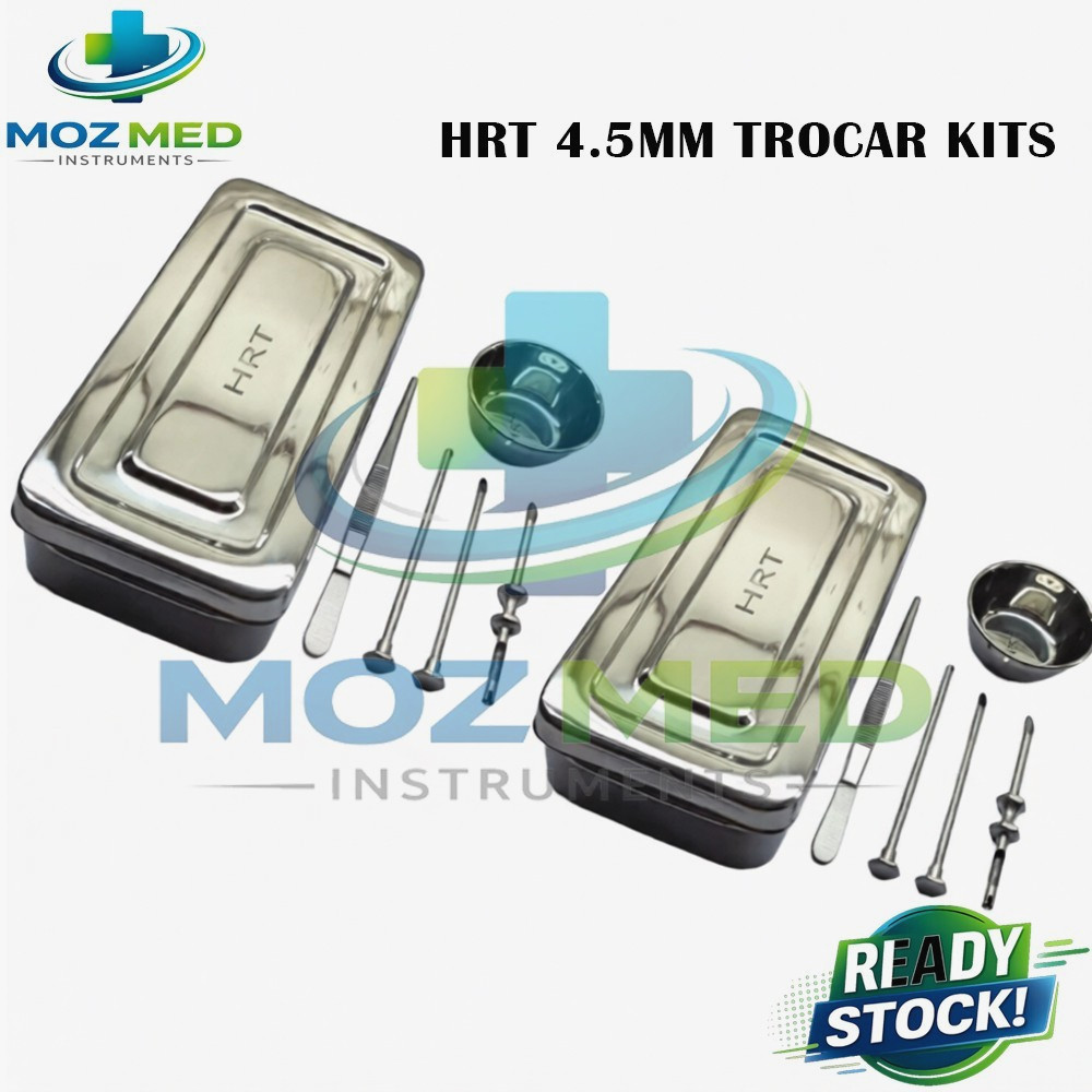 4.5mm HRT Trocar Kits 2 Sets Hormone Replacement Pellet Insertion Trocars