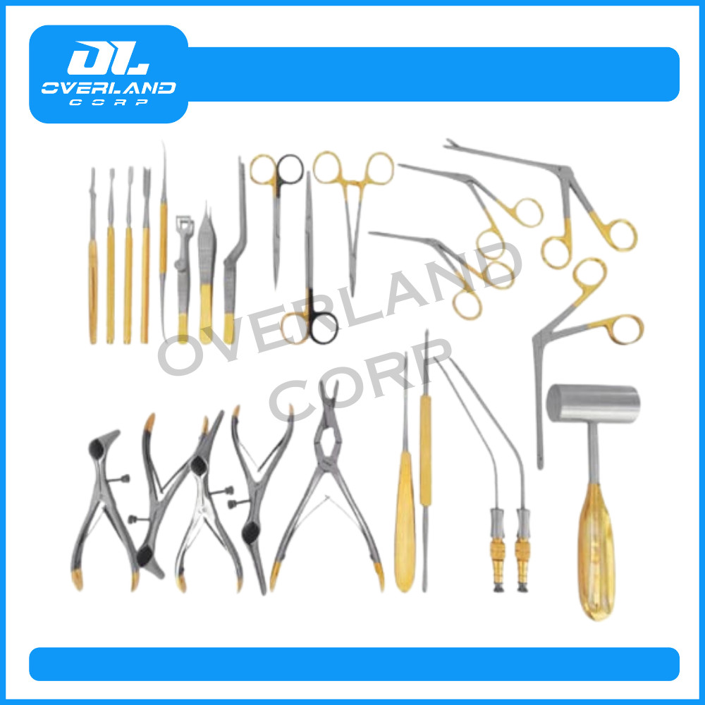 German Steel Septoplasty Instruments Set 25 Pcs | Reusable Nasal Surgery Tools
