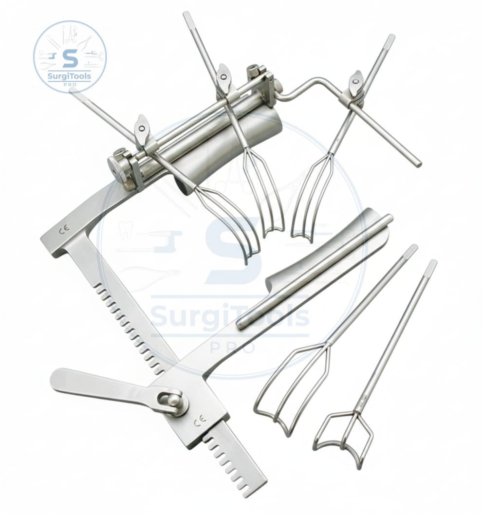 Cooley Cosgrove Mitral Valve Retractor Complete Set – Premium Stainless Steel