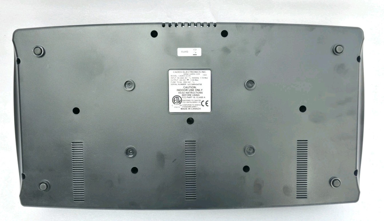 CADEX ELECTRONICS UCC6 BATTERY CHARGER UNIT FOR CADEX ELECTRONICS CANADA