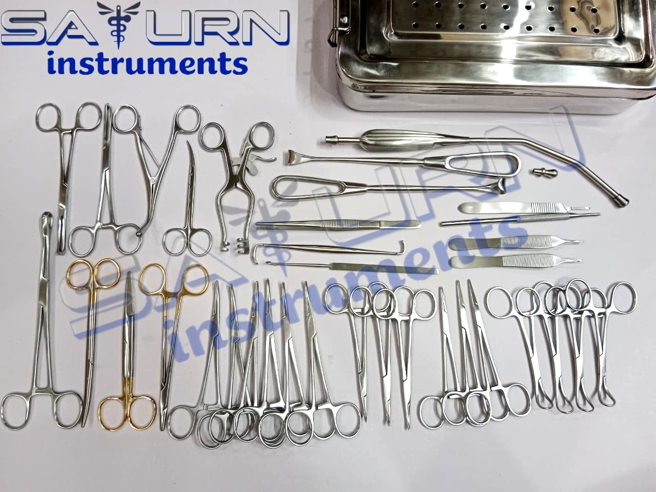 Tracheostomy Surgical Surgery Orthopedic Instruments 32 PCs Set Stainless Steel