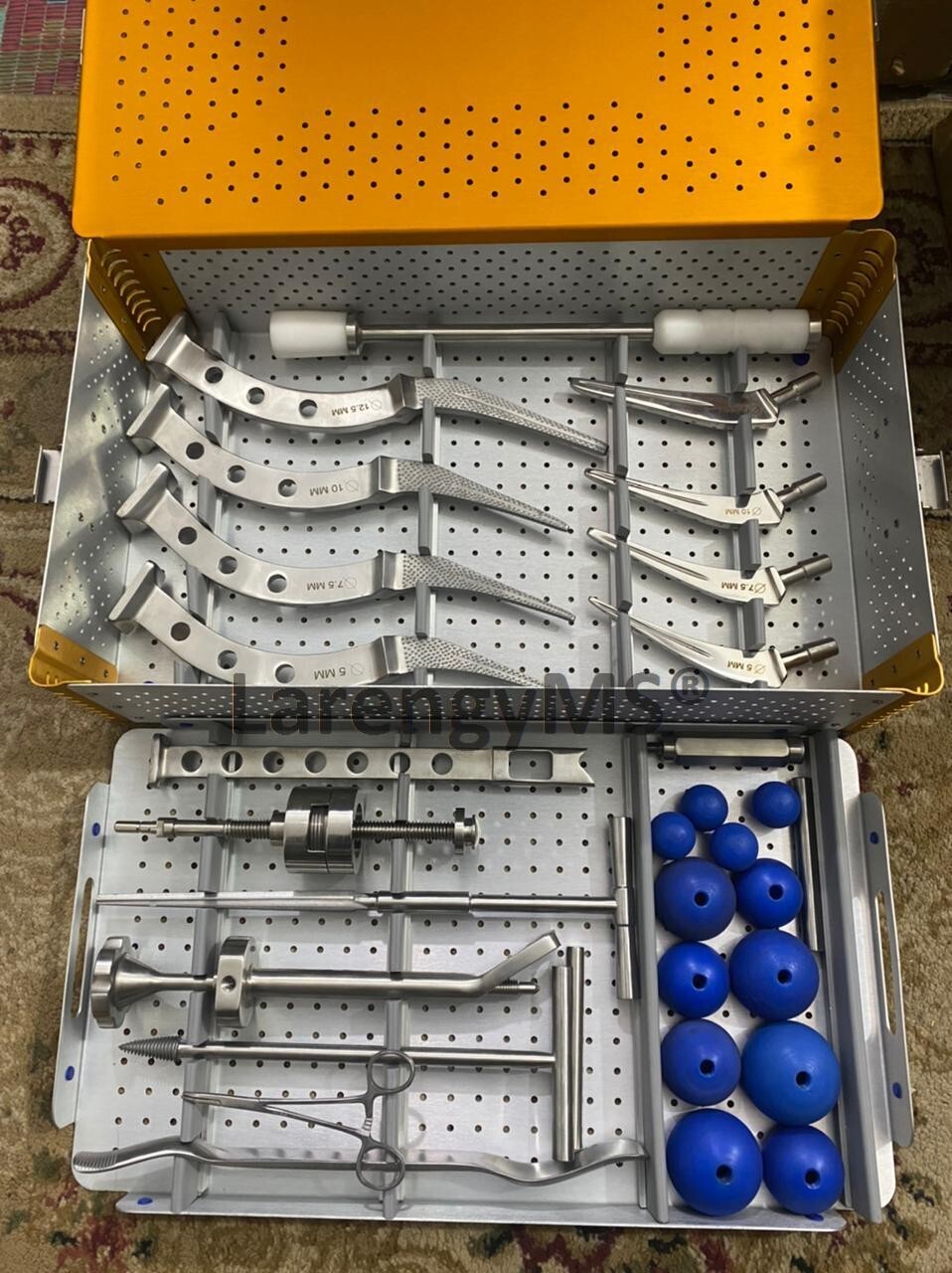 Modular Bipolar and Total Hip Replacement System Instruments Set in Stainless St