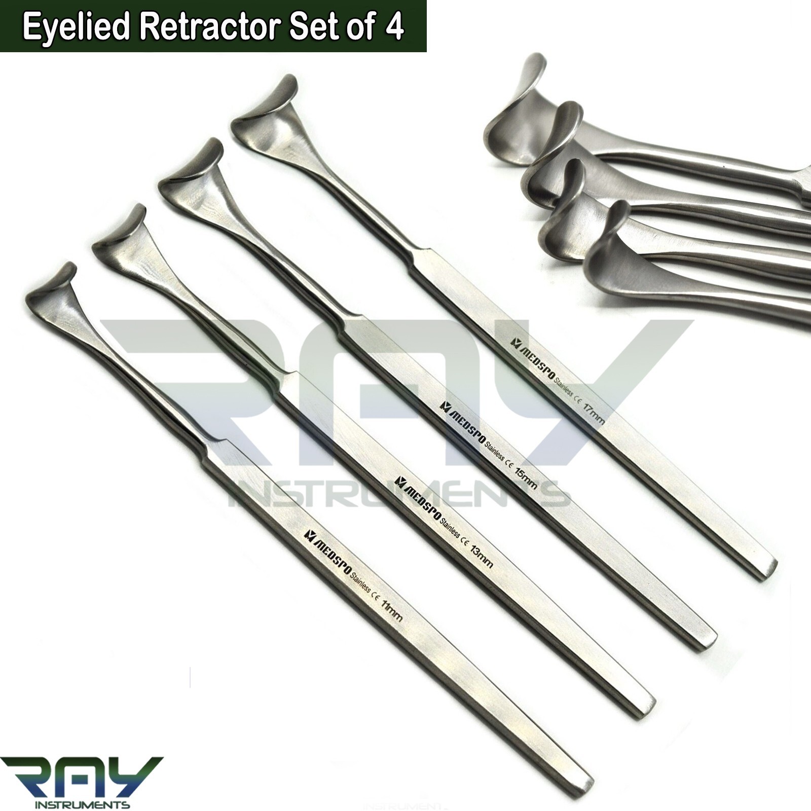 Ophthalmic Micro Eye Surgery Kit Blepharoplasty Instruments Eyelid Retractor