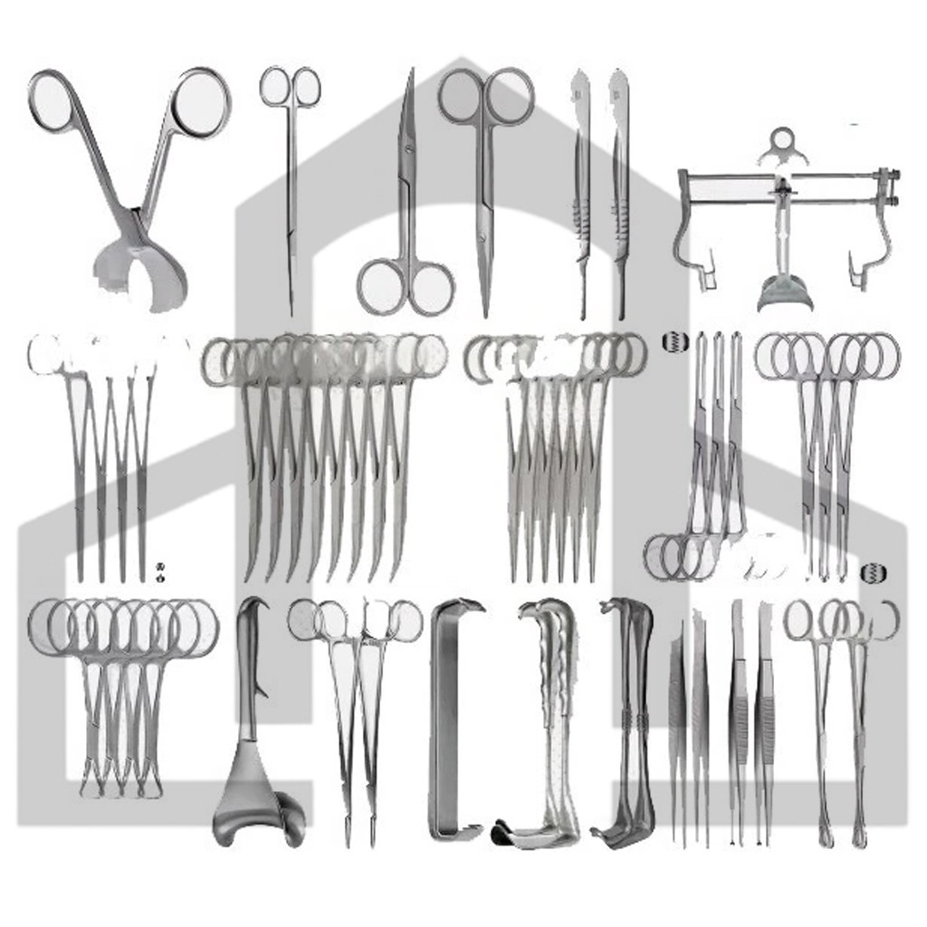 C Section Custom Surgical Instruments 50 Pcs Set