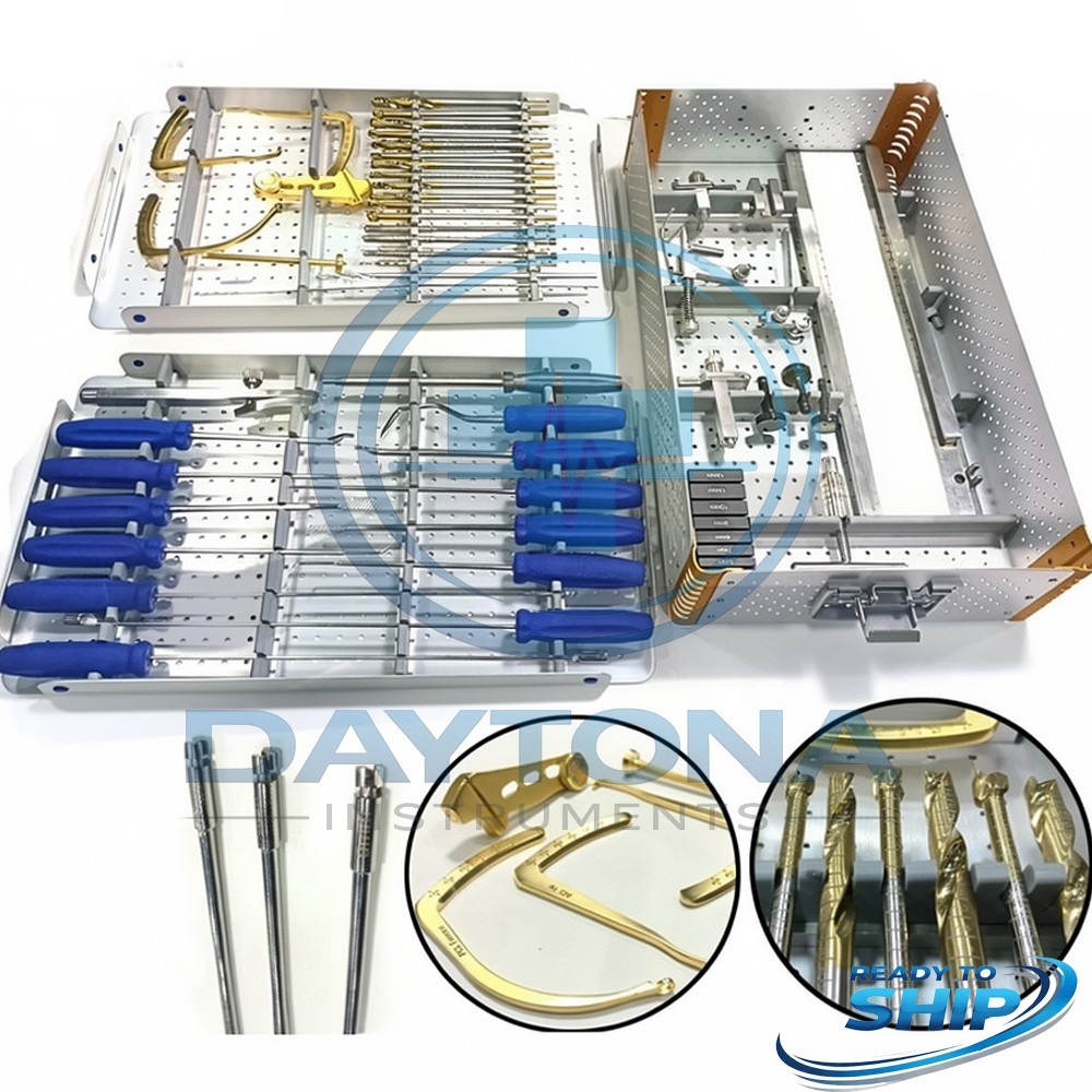 ACL PCL Knee Arthroscopy Surgery Instruments Set Of 48 Pcs A+ Quality