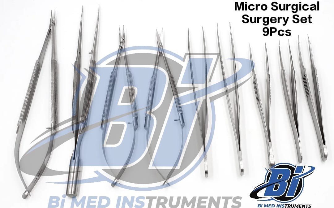 Hand Surgery Basic Set of Micro Surgical Instruments Stainless steel