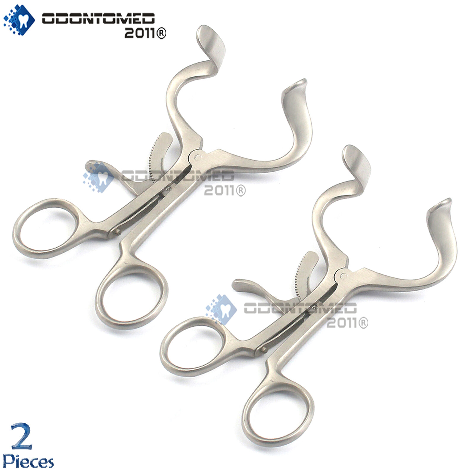ODM 2 MOLT MOUTH GAG 4.5″ + 3.5” Surgical Dental Oral Instruments