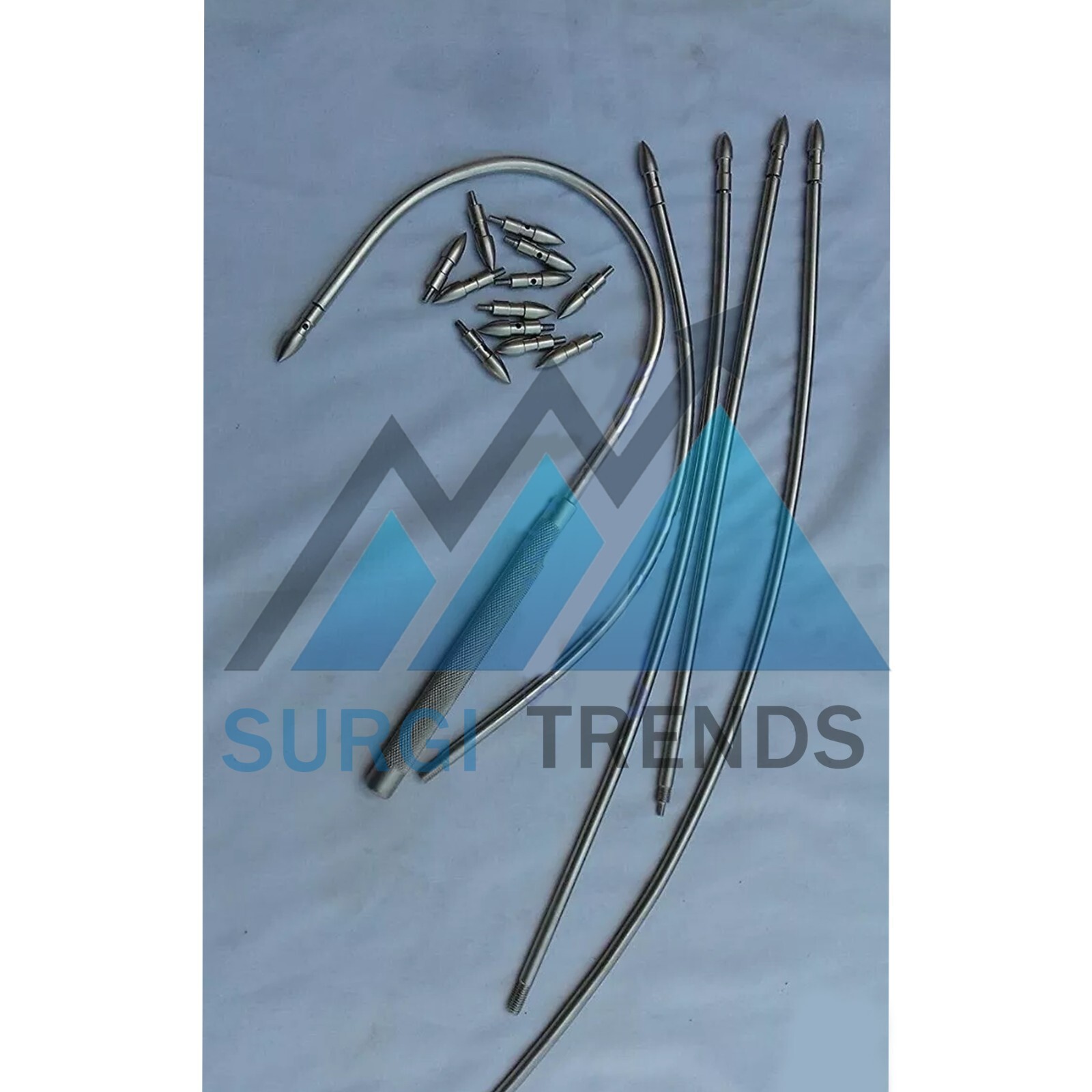 Vascular Set Fistula Tunneler Set of 17 PCS Surgical Instruments