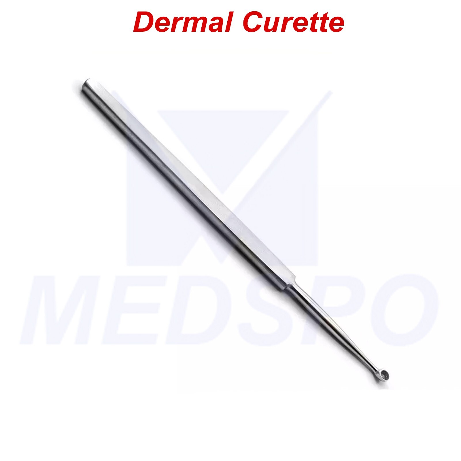 Dermal Curette Single End Scraper Surgical Dermatology Instruments NEW