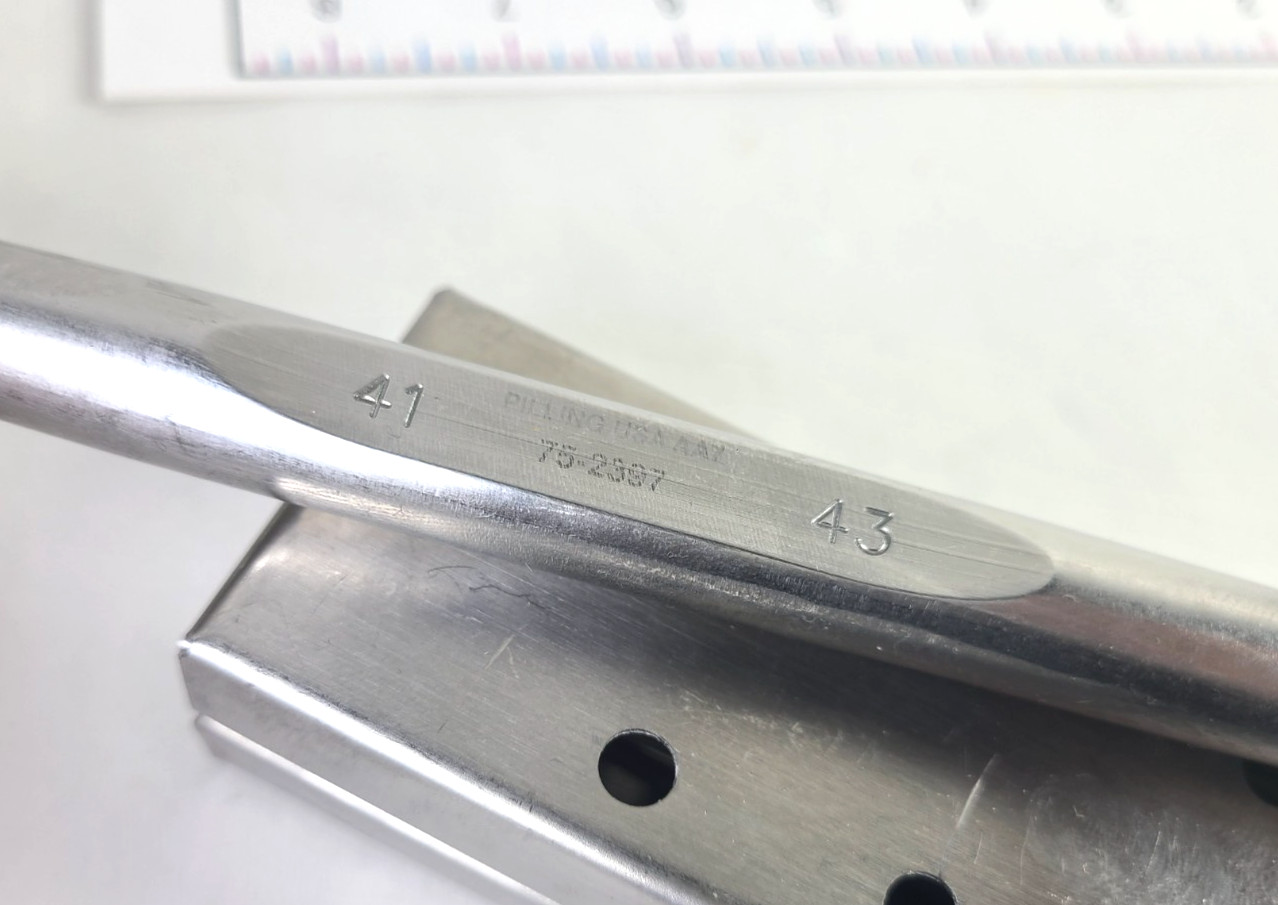 Set of 8 Pratt Uterine Dilators, 11.5″, D/E, Sizes: 13-15 Through 41-43 Fr.